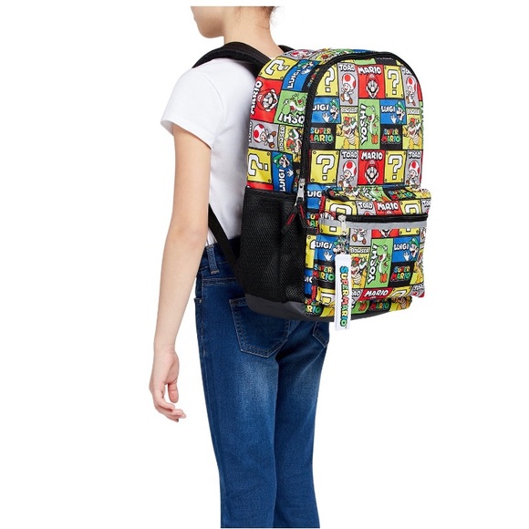 SOLD- Mario Bros Backpack. NWT. Official Nintendo Licensed Product. - Picture 5 of 5